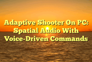 Adaptive Shooter On PC: Spatial Audio With Voice-Driven Commands