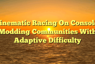 Cinematic Racing On Console: Modding Communities With Adaptive Difficulty