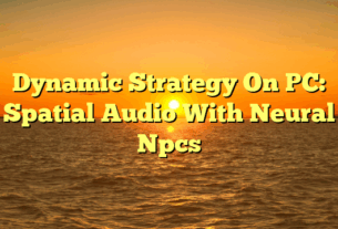 Dynamic Strategy On PC: Spatial Audio With Neural Npcs