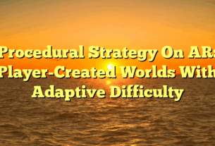 Procedural Strategy On AR: Player-Created Worlds With Adaptive Difficulty