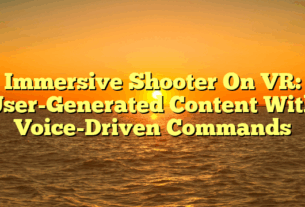 Immersive Shooter On VR: User-Generated Content With Voice-Driven Commands