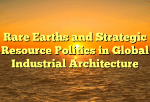 Rare Earths and Strategic Resource Politics in Global Industrial Architecture