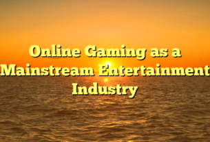 Online Gaming as a Mainstream Entertainment Industry